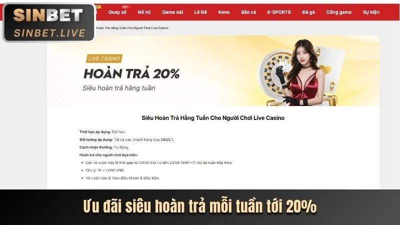 Các chương trình khuyến mãi thể thao tại 88lcb